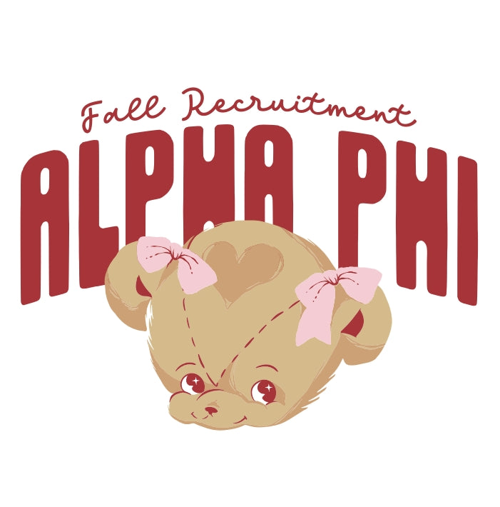 Alpha Pi Teddy Bear Crewneck