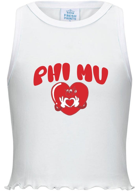 Phi Mu Heart Tank