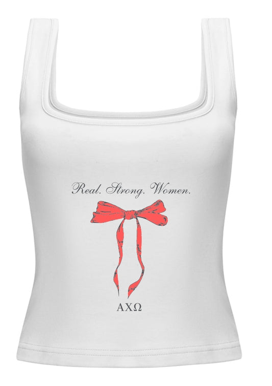 Alpha Chi Real Women Tank