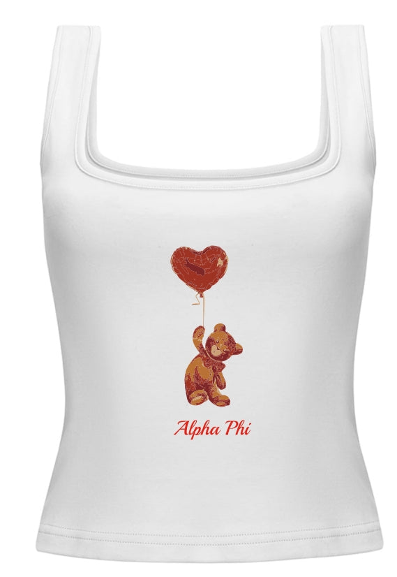 Alpha Phi Teddy Bear Tank