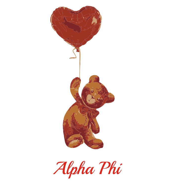 Alpha Phi Teddy Bear Tank